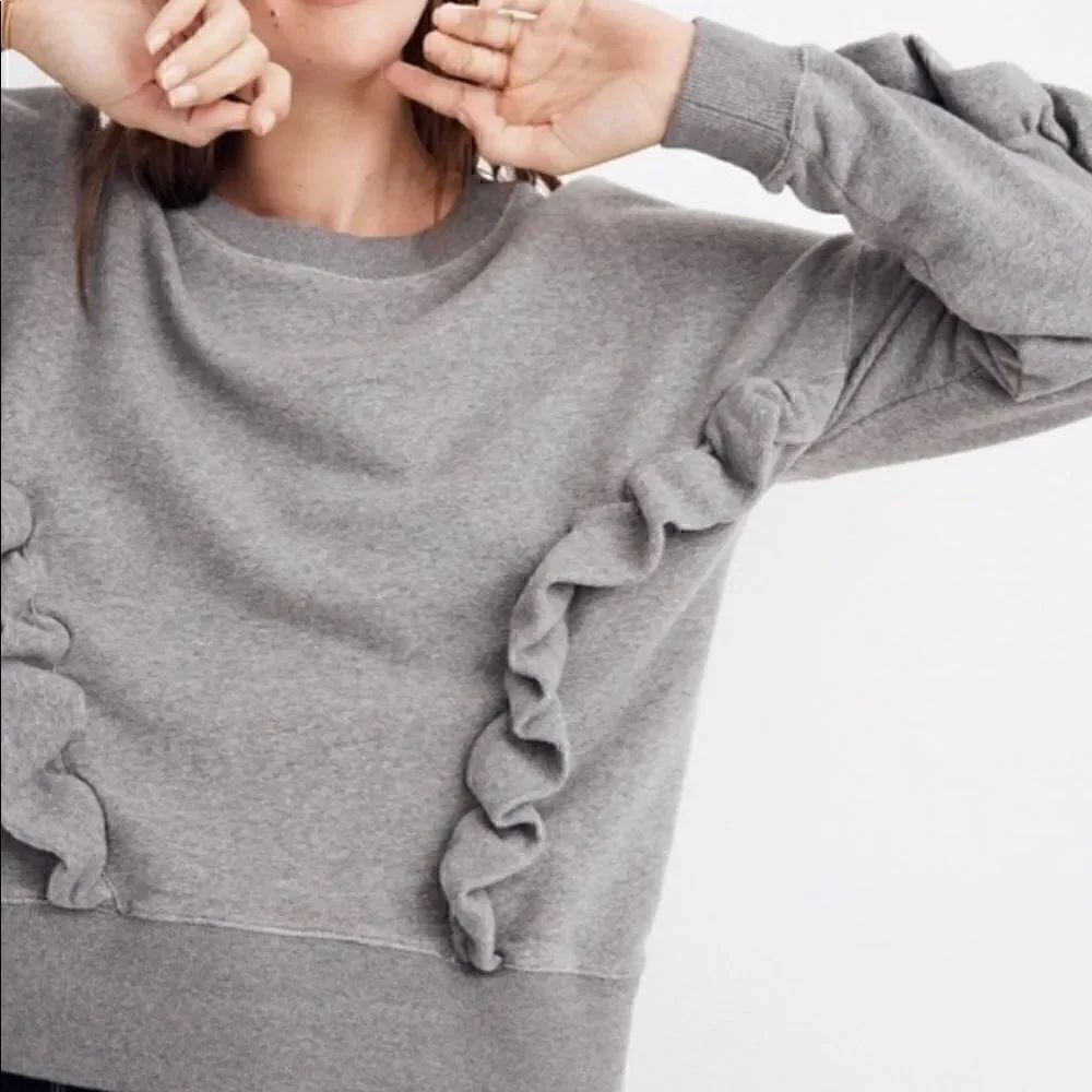Miles by Madewell Ruffle oversized Sweatshirt